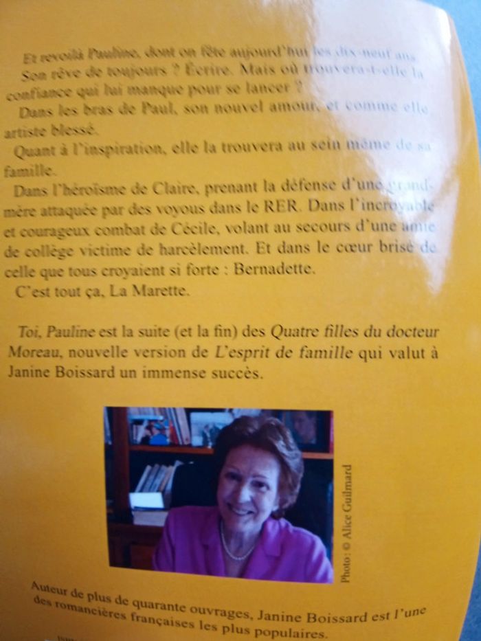 Livre toi Pauline Janine boissard - photo numéro 2
