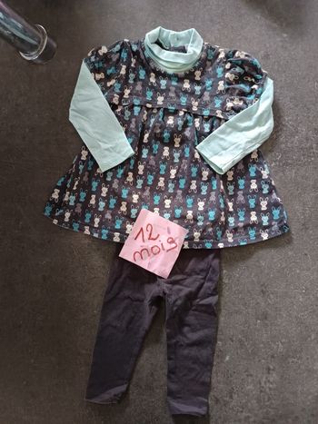 Ensemble lapins 12 mois 