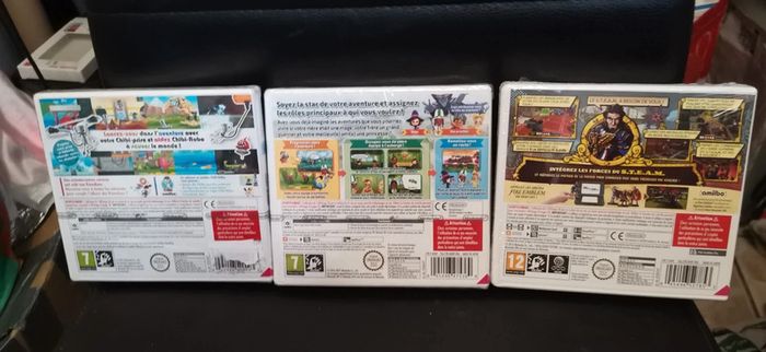 Lot 3 jeux nintendo 3ds neuf sous blister - photo numéro 3
