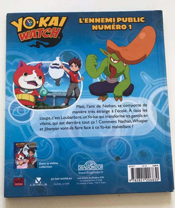 Livre Yo-kai watch l’ennemi public numéro 1 - photo numéro 3