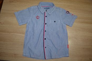 Chemise manches courtes 3/4 ans Miami marine