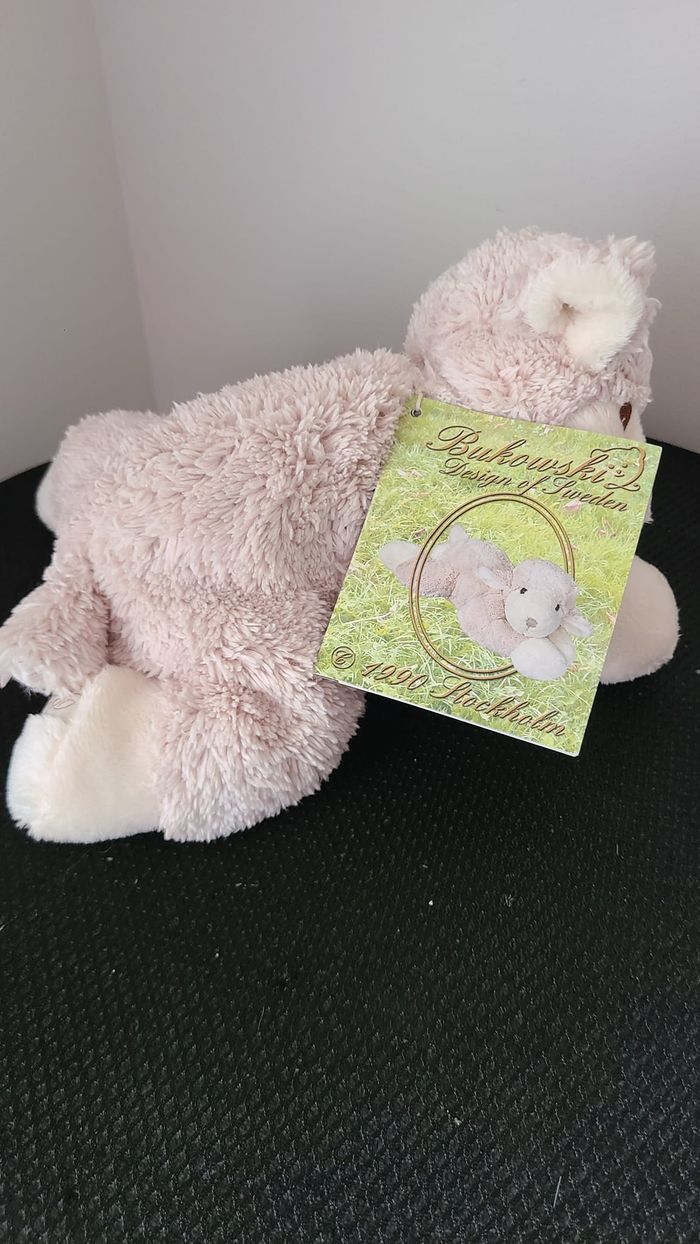 DOUDOU PELUCHE BUKOWSKI MOUTON BLANC ECRU - photo numéro 5