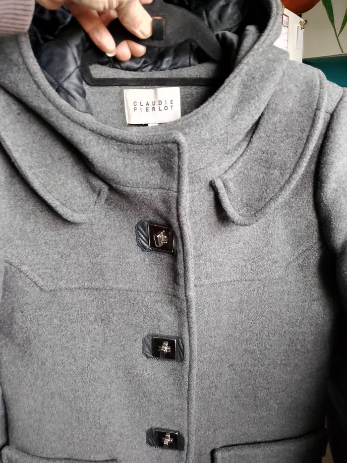 Manteau en laine vierge Claudie Pierlot - photo numéro 2
