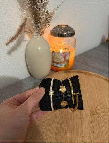 Lot de 3 Bracelet Acier Inoxydable