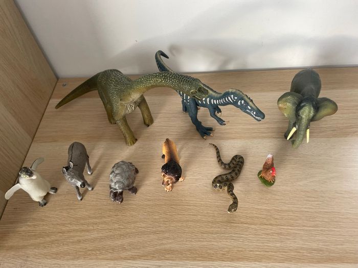 Lot 5: lot de figurines animaux Schleich, Papo et autres - photo numéro 2