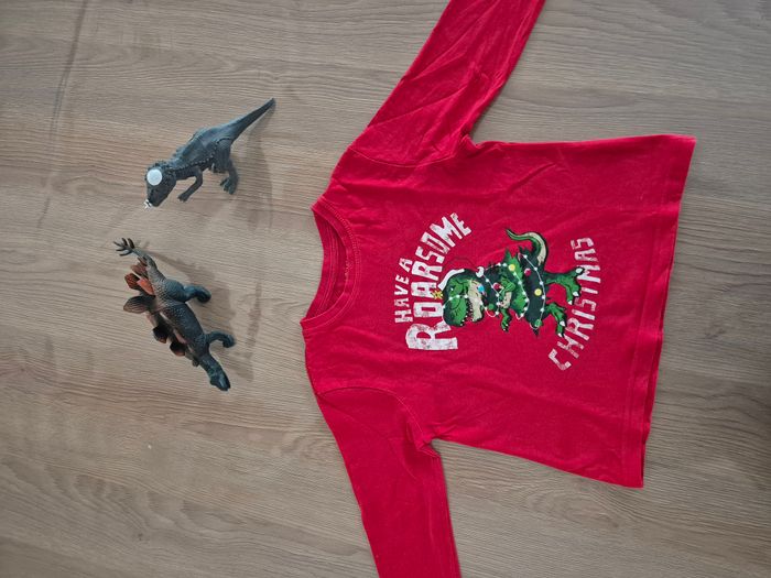 👕 T-shirt rouge Noël - 3-4 ans - photo numéro 3