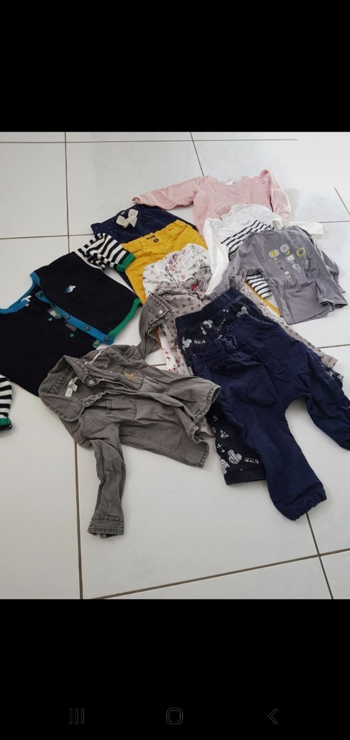 Lot vêtements fille 18 mois