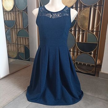 Robe bleu marine femme cache cache taille 34