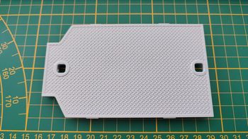 Plaque grise 30216213 pièce détachée Playmobil 5363 Fourgon de pompier avec sirène et gyrophare #B54