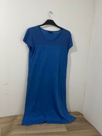 Robe bleu haut ajouré Caroll taille 40/3