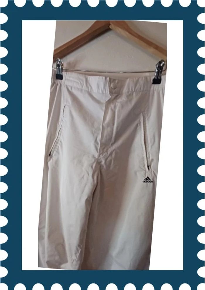 Jogging jambes larges Vintage Adidas taille L - photo numéro 3