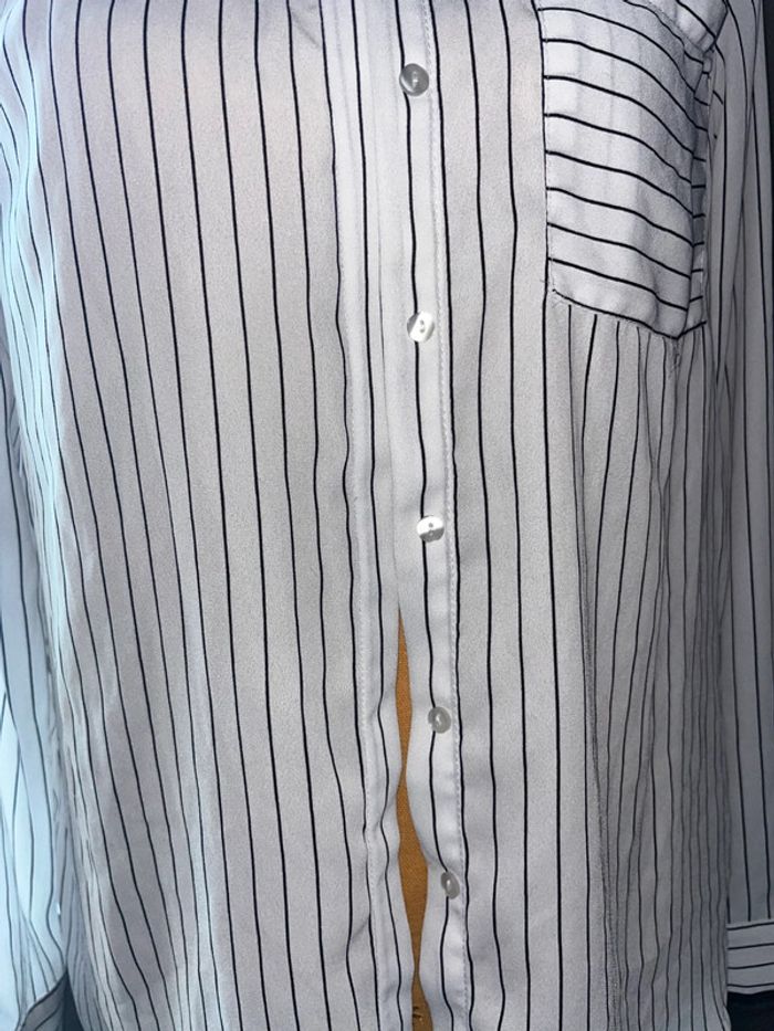 Chemise fluide rayé kiabi taille M - photo numéro 5