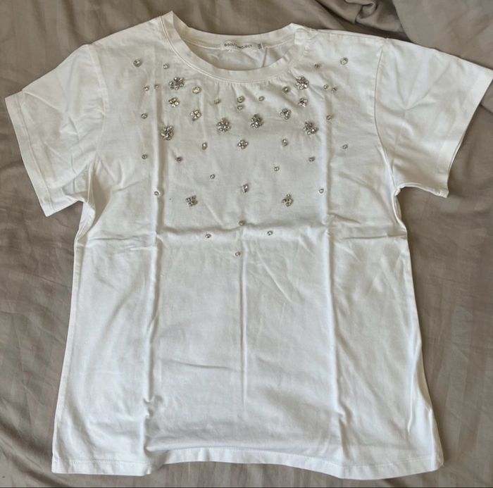 T shirt blanc bisou’s project