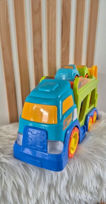 Camion de transport 4 voitures baby smile multicolore 