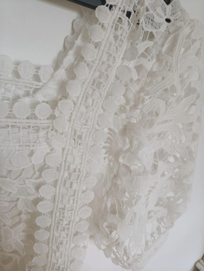 Haut en dentelle blanche – ELSA.M by May - photo numéro 2