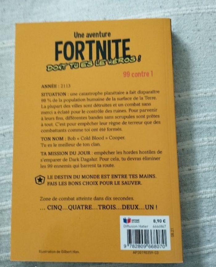 Livre une aventure fortine dont tu es le héros 99 contre 1 - photo numéro 2