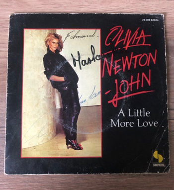 Vinyle 45 tours-Olivia Newton John-A little more love
