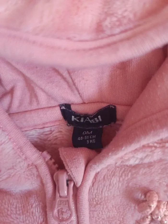 Gilet zippé bébé fille - photo numéro 2