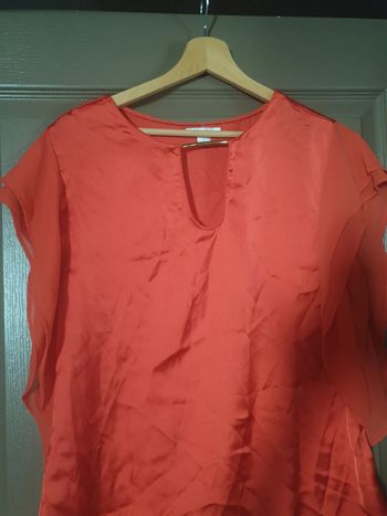 Blouse fluide "Amisu" rouge