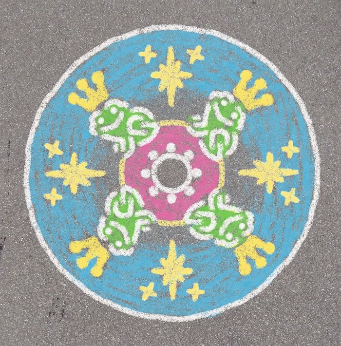 RAVENSBURGER MANDALA DESIGNER PRINCESSE POCHOIR D'EXTERIEUR - photo numéro 4
