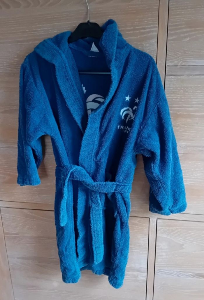 Peignoir FFF fille ou garçon 10/12 ans - Excellent état