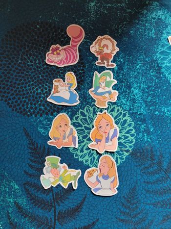 Autocollants Alice aux pays des merveilles