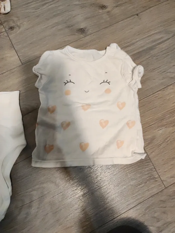 Lot fille 3 mois été blanc rose - photo numéro 15
