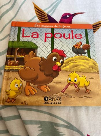 Livre la poule enfant atlas