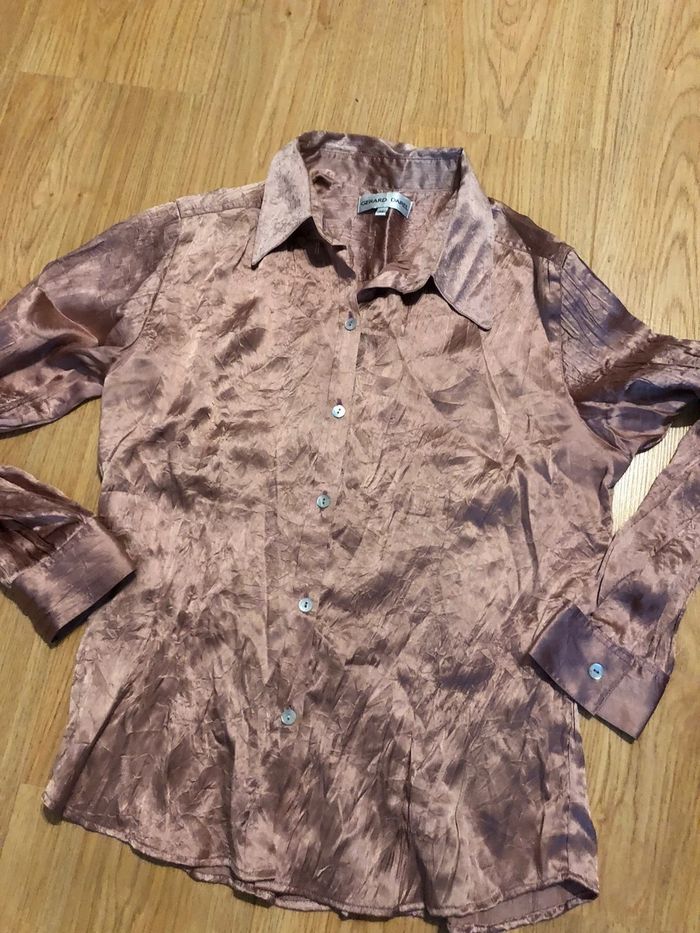 Chemisier t38 en 💯 soie - photo numéro 2