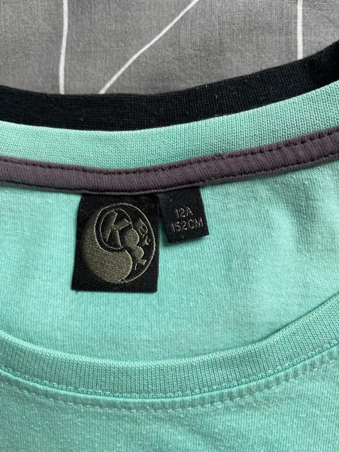 Lot t-shirt ( noir , bleu , vert turquoise) - photo numéro 6