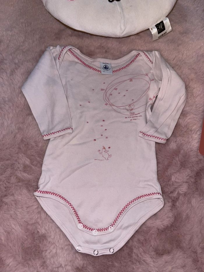 Lot de 3 body petit bateau 6 mois - photo numéro 3