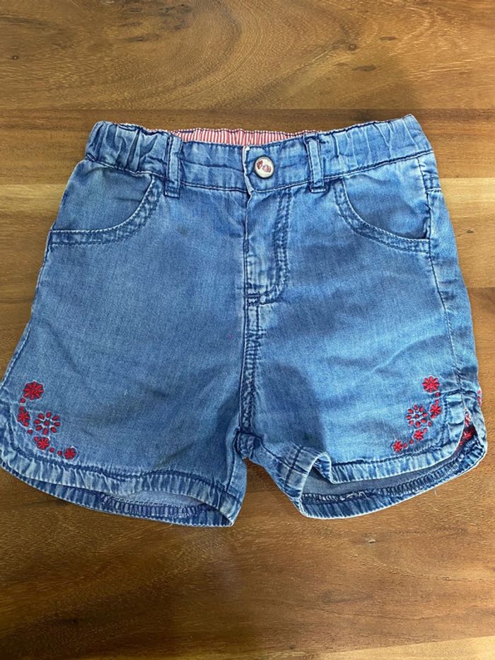 Short en jean 18mois fille