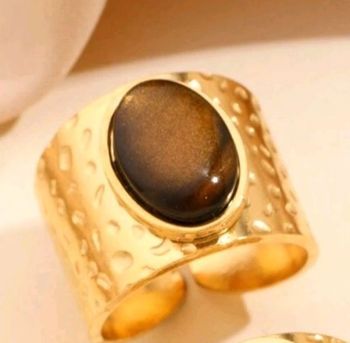 Bague manchette bohème