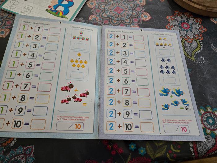 Livre d'activité pour enfans sur les additions - photo numéro 2