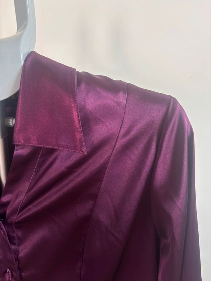 Chemise violet brilllante Rhapsodie taille XXL/44 - photo numéro 2