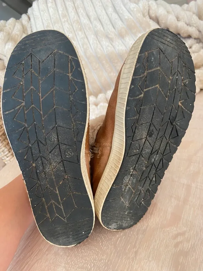 Bottines fourrée, fille, 35 - photo numéro 5