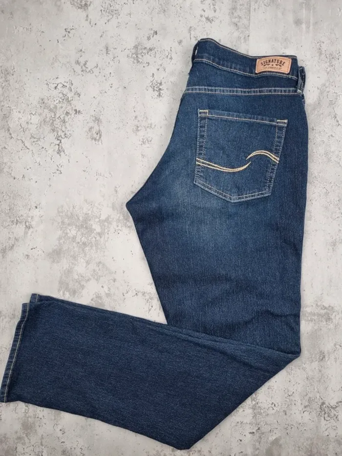 Jean Levi’s Signature Curvy Straight Bleu – Taille 42 Femme (mesures en photos)