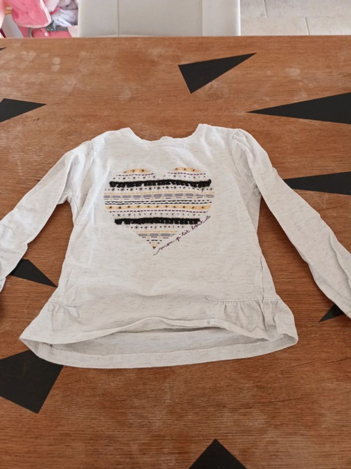 Tee shirt manches longues 3 ans