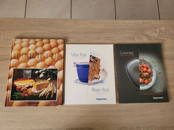 Lot de 3  livres et ustensiles de cuisine Tupperware - photo numéro 7