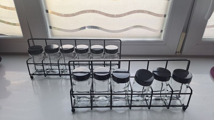 Lot Épiciers 2 supports 12 pots - photo numéro 4