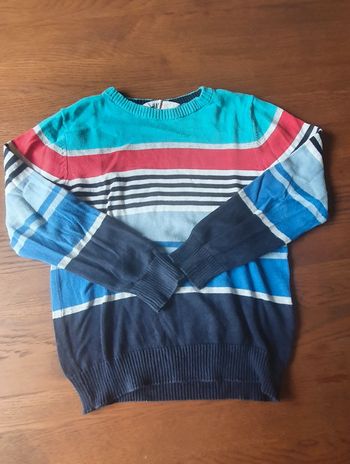 Pull Rayé Bleu 6 Ans