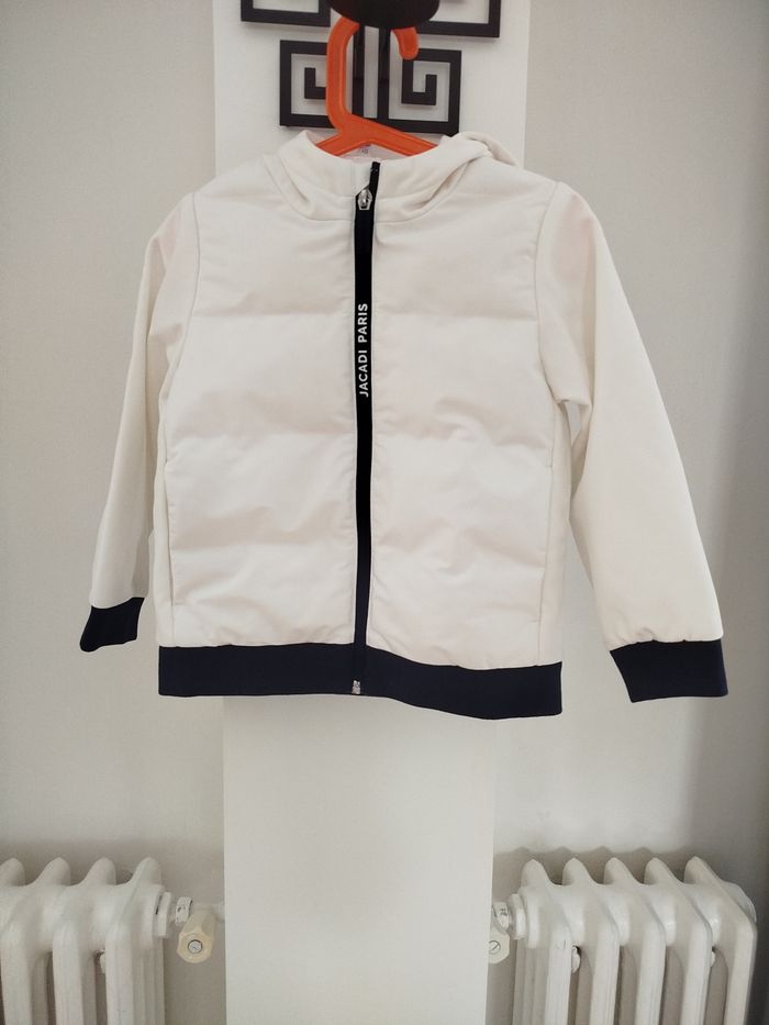 Blouson garçon blanc Jacadi 4 ans
