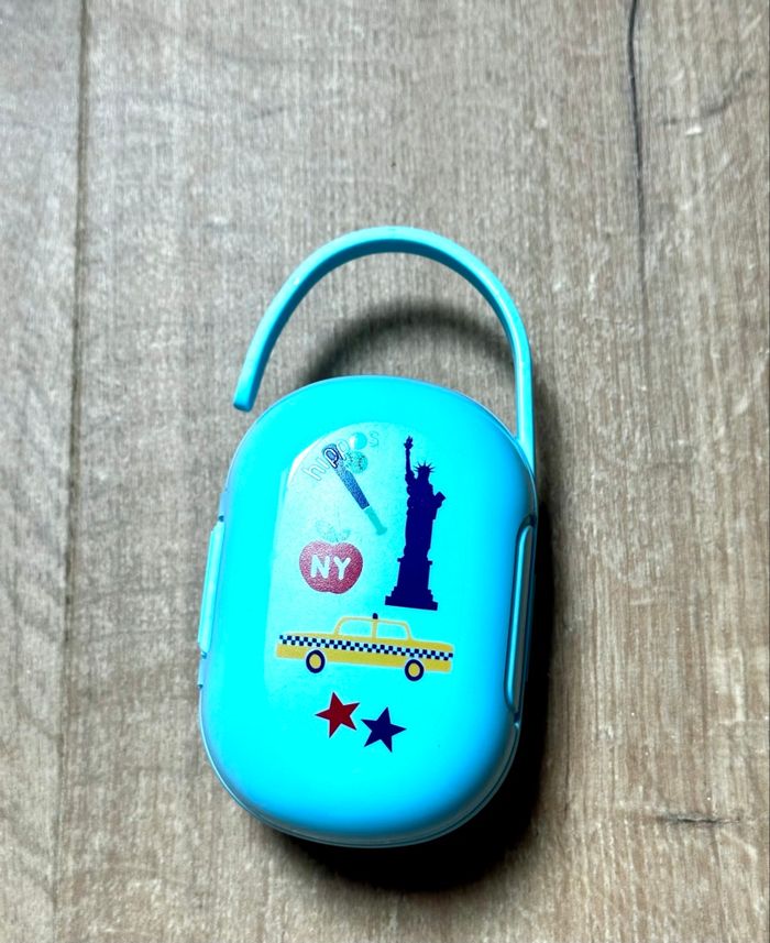 💜 Boîte rangement sucette tétine hippos 💜 - photo numéro 2
