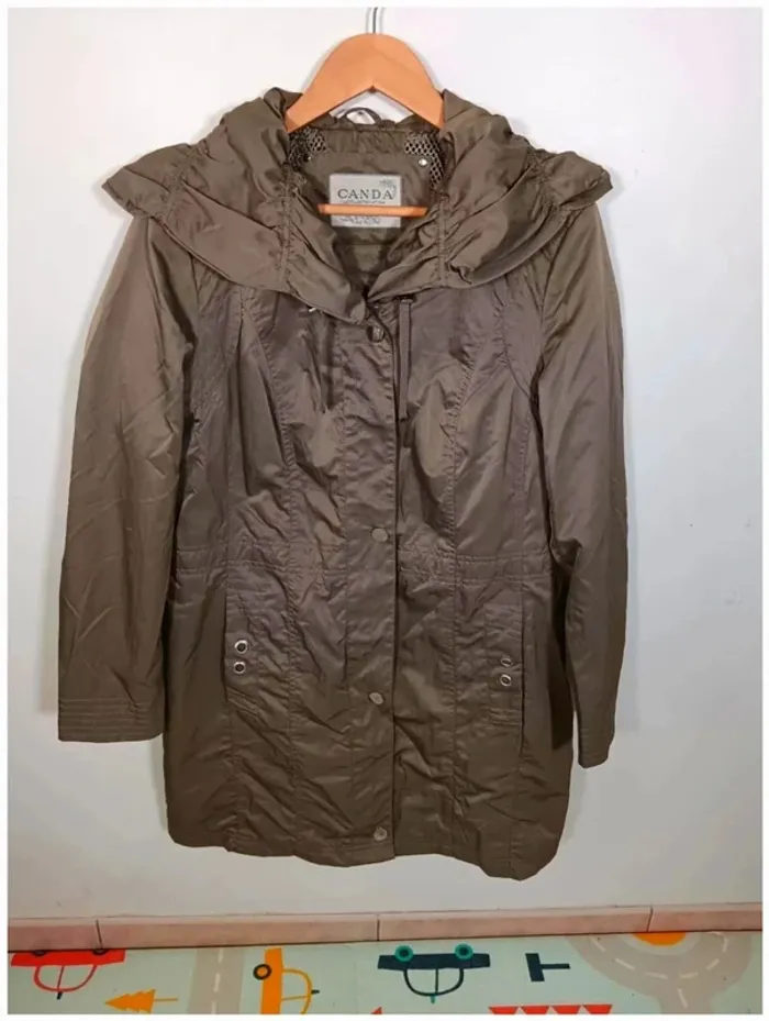 C4 Manteau fin vert Canda 46