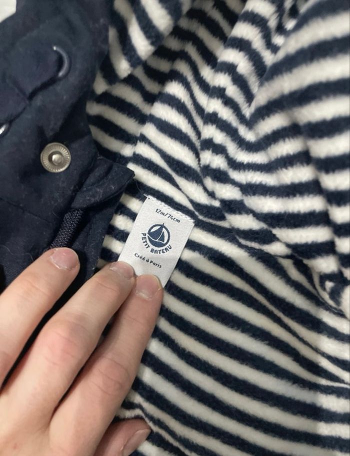 Manteau petit bateau 12 mois - photo numéro 2