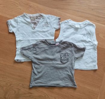 Lot t-shirt zara 12 mois