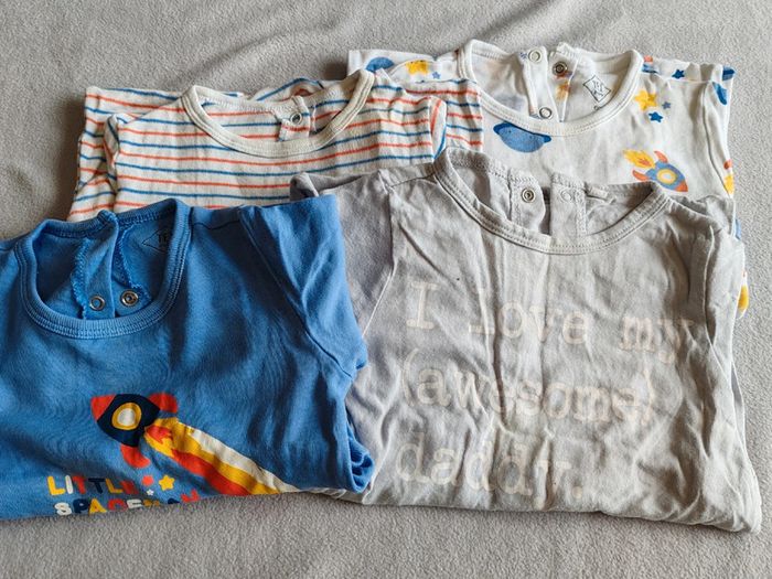Lot pyjamas coton 6 mois - photo numéro 2
