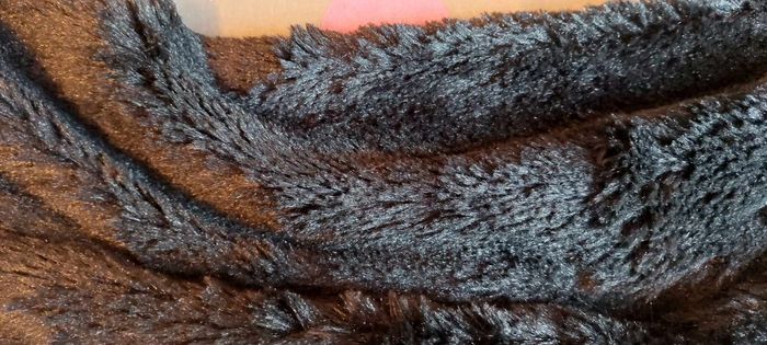 Jolie écharpe tour de cou femme fourrure noire très bon état - photo numéro 5