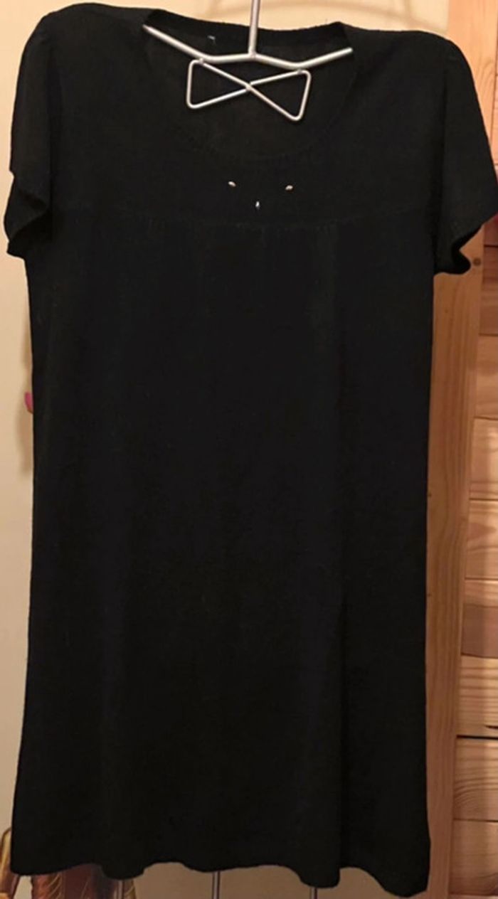 Robe en maille noire