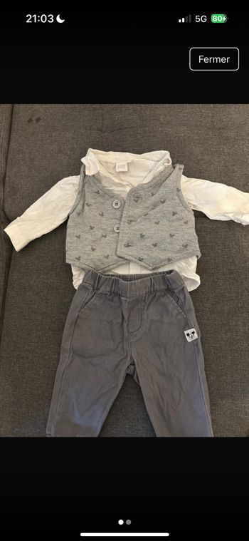 Costume cérémonie 3 pièce Mickey